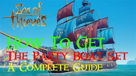 party boat sea of thieves|sea of thieves boat sets.